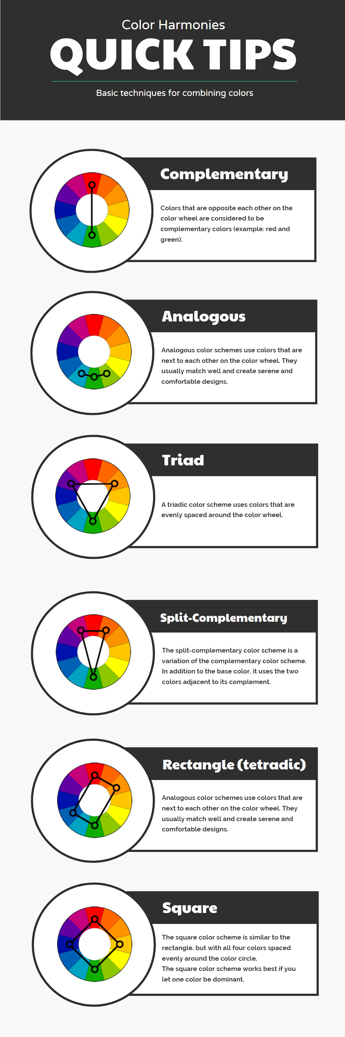 Color Harmonies Infographic